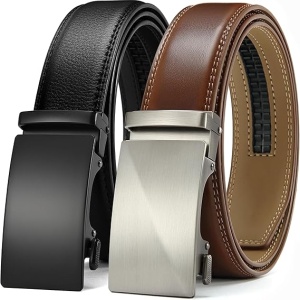 CHAOREN Mens Belt with Customizable Fit, 35mm